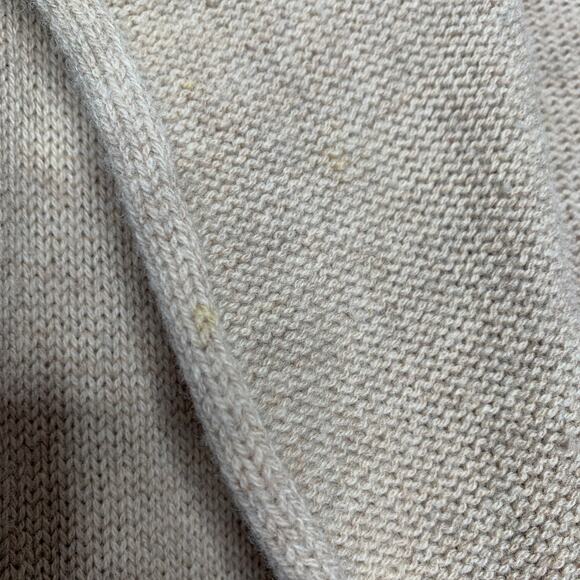 Vince women's tan yak wool blend open front hooded cardigan wrap sweater Medium - Picture 10 of 12